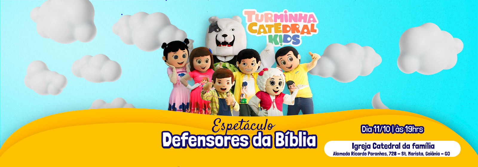 turminha catedral kids em defensores da biblia